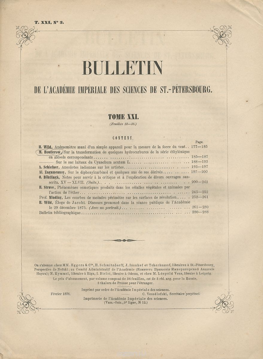 Bulletin de l