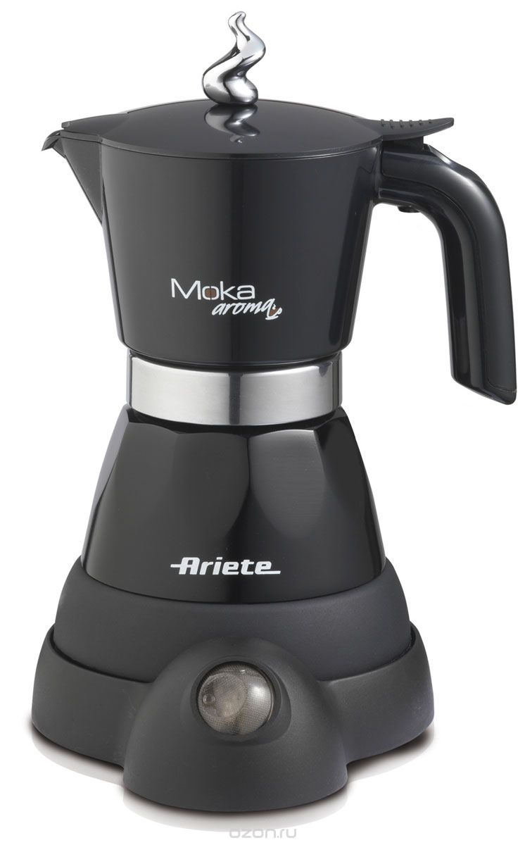 Ariete 1358/10 Moka Aroma, Black кофеварка эспрессо