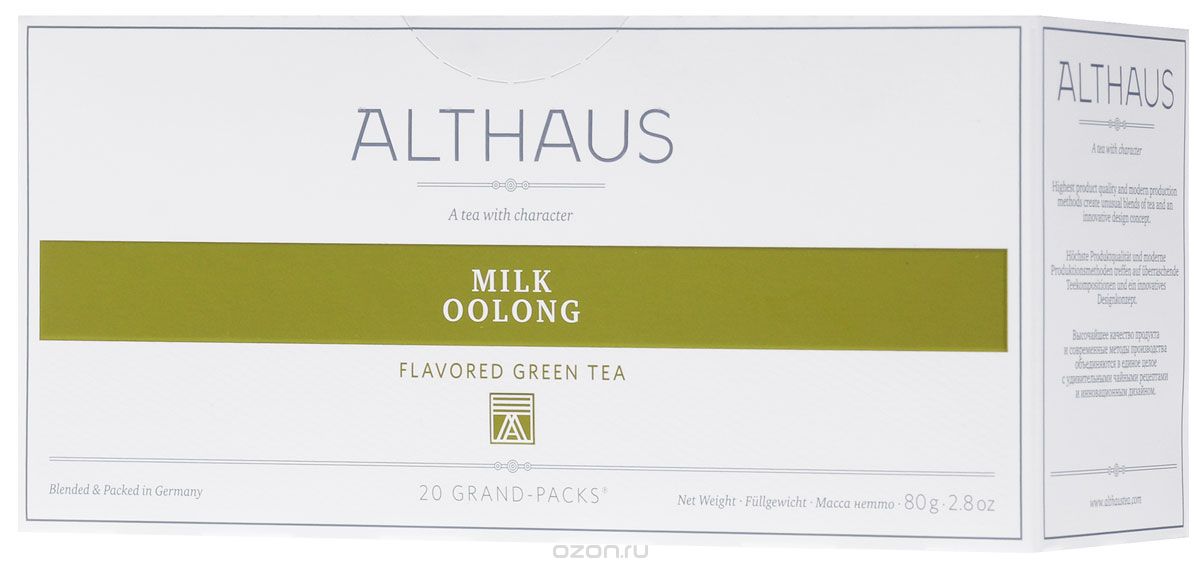 Althaus Grand Pack Milk Oolong    , 20 