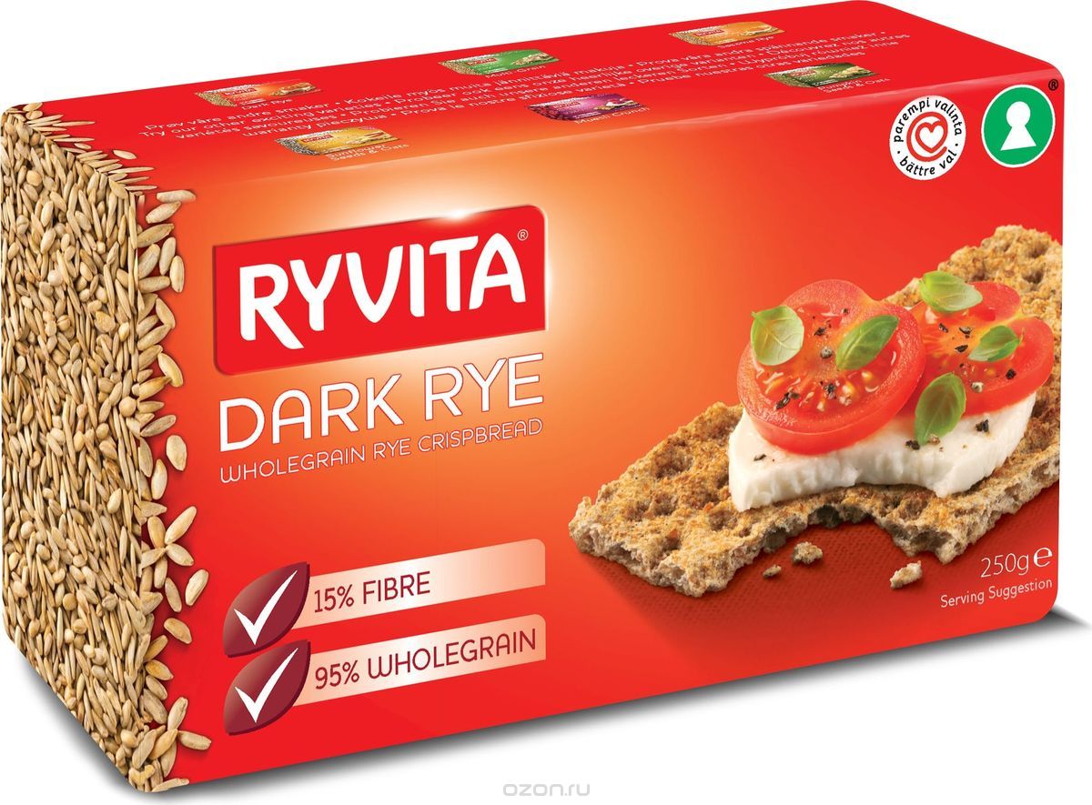 Ryvita Dark Rye     , 250 
