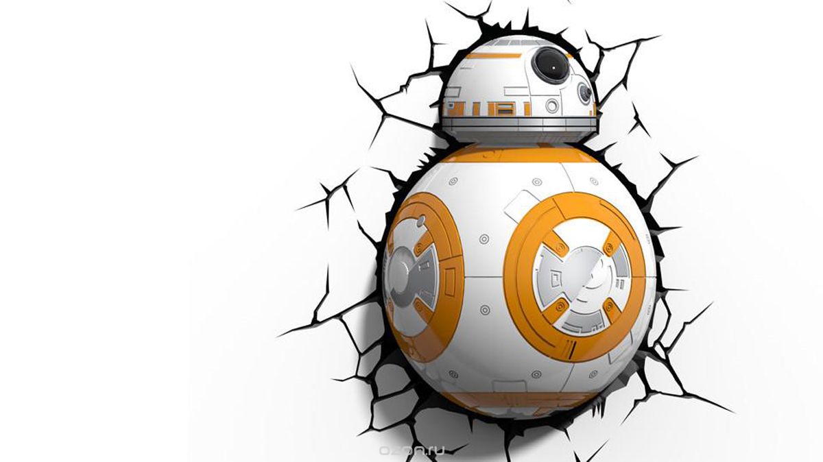 3DLightFX Настенный 3D cветильник Star Wars Lead Droid