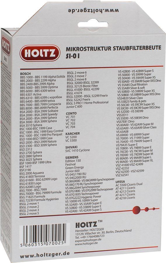  Holtz SI-01   Bosch, Siemens (4  + )