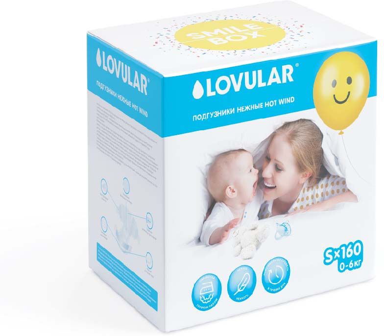  Lovular Smile Box Hot Wind,  S, 0-6 , 160 